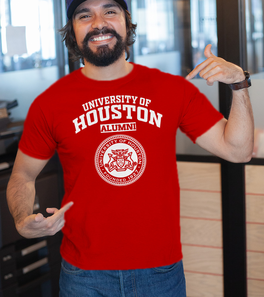 University Of Houston Alumni Founded 1927 Seal T-Shirt