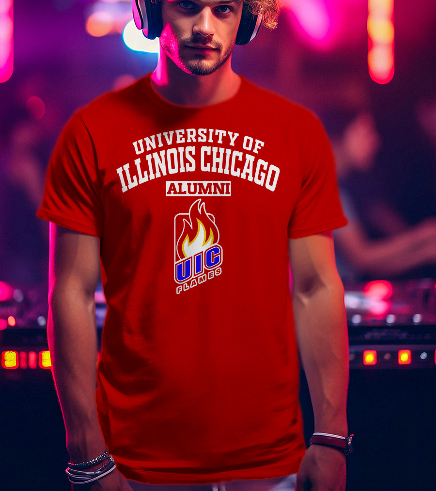 University Of Illinois Chicago UIC Flames Alumni T-Shirt