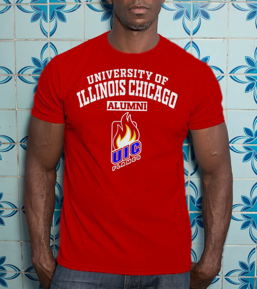 University Of Illinois Chicago UIC Flames Alumni T-Shirt