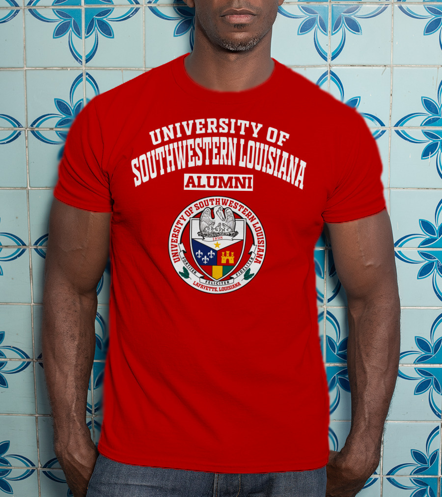 University Of Southwestern Louisiana Alumni Lafayette Louisiana Seal T-Shirt