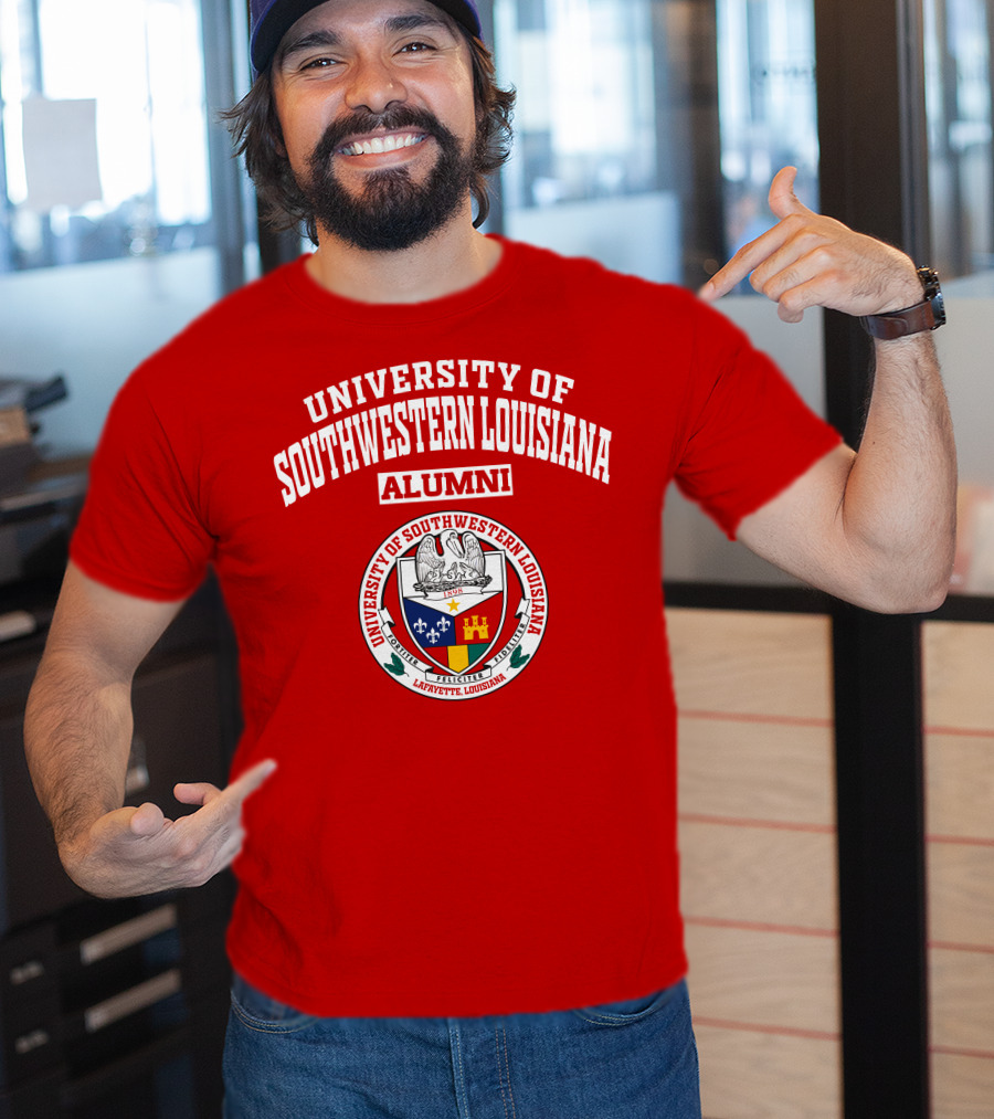 University Of Southwestern Louisiana Alumni Lafayette Louisiana Seal T-Shirt
