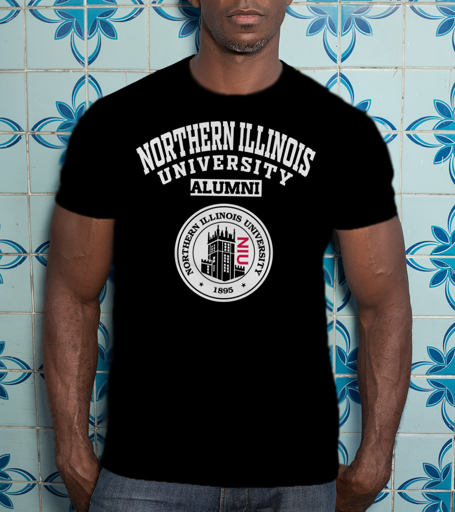 Northern Illinois University Alumni 1895 Seal NIU T-Shirt