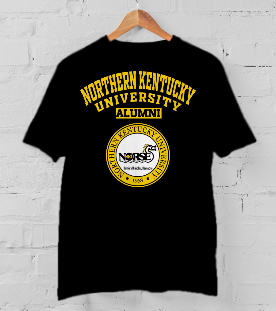 Northern Kentucky University Alumni Norse Highland Heights Kentucky 1968 T-Shirt