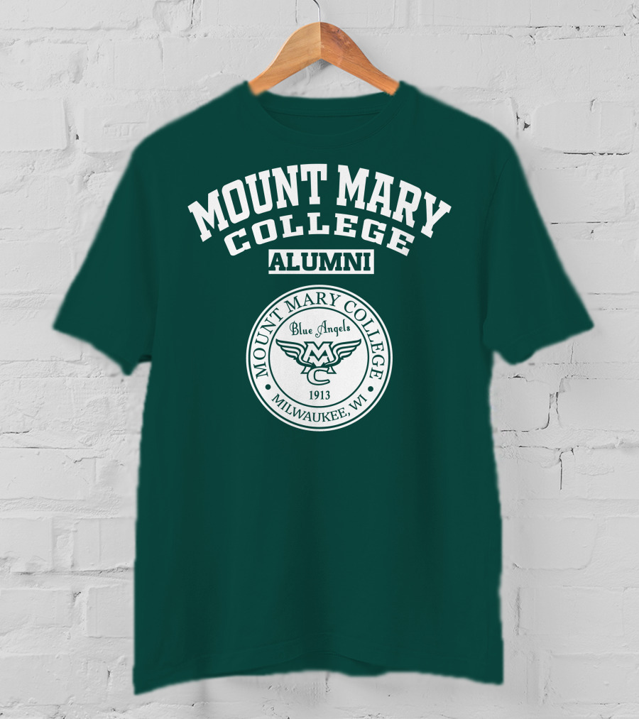 Mount Mary College Alumni Blue Angels Mc 1913 Milwaukee WI T-Shirt