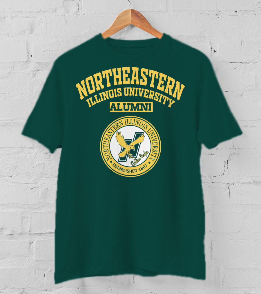 Northeastern Illinois University Alumni Golden Eagles Established 1867 T-Shirt