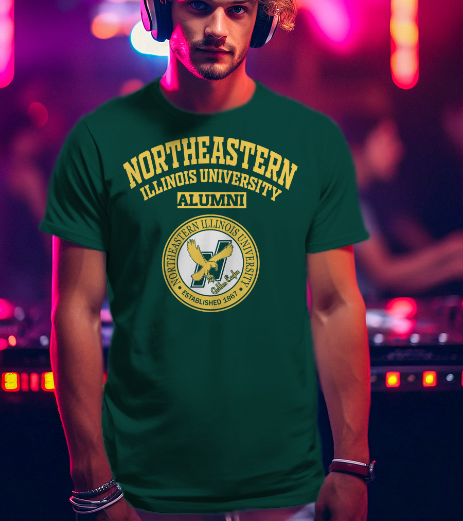 Northeastern Illinois University Alumni Golden Eagles Established 1867 T-Shirt