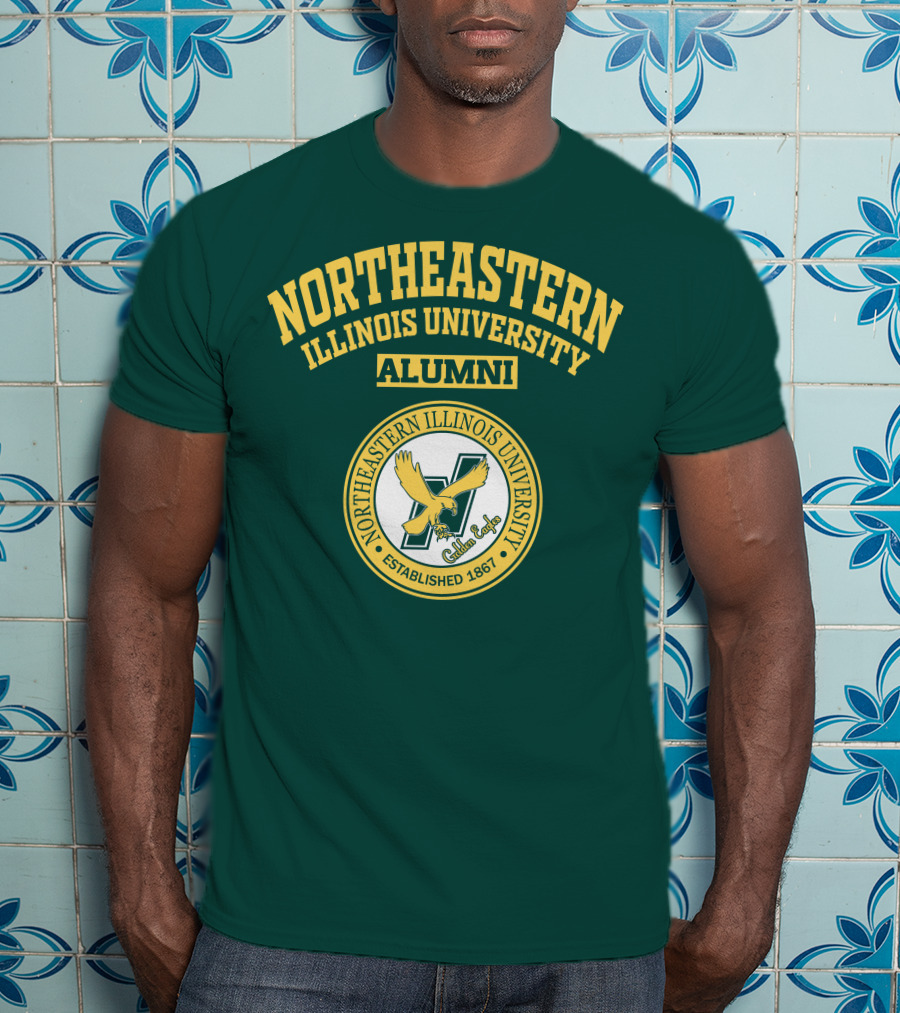 Northeastern Illinois University Alumni Golden Eagles Established 1867 T-Shirt