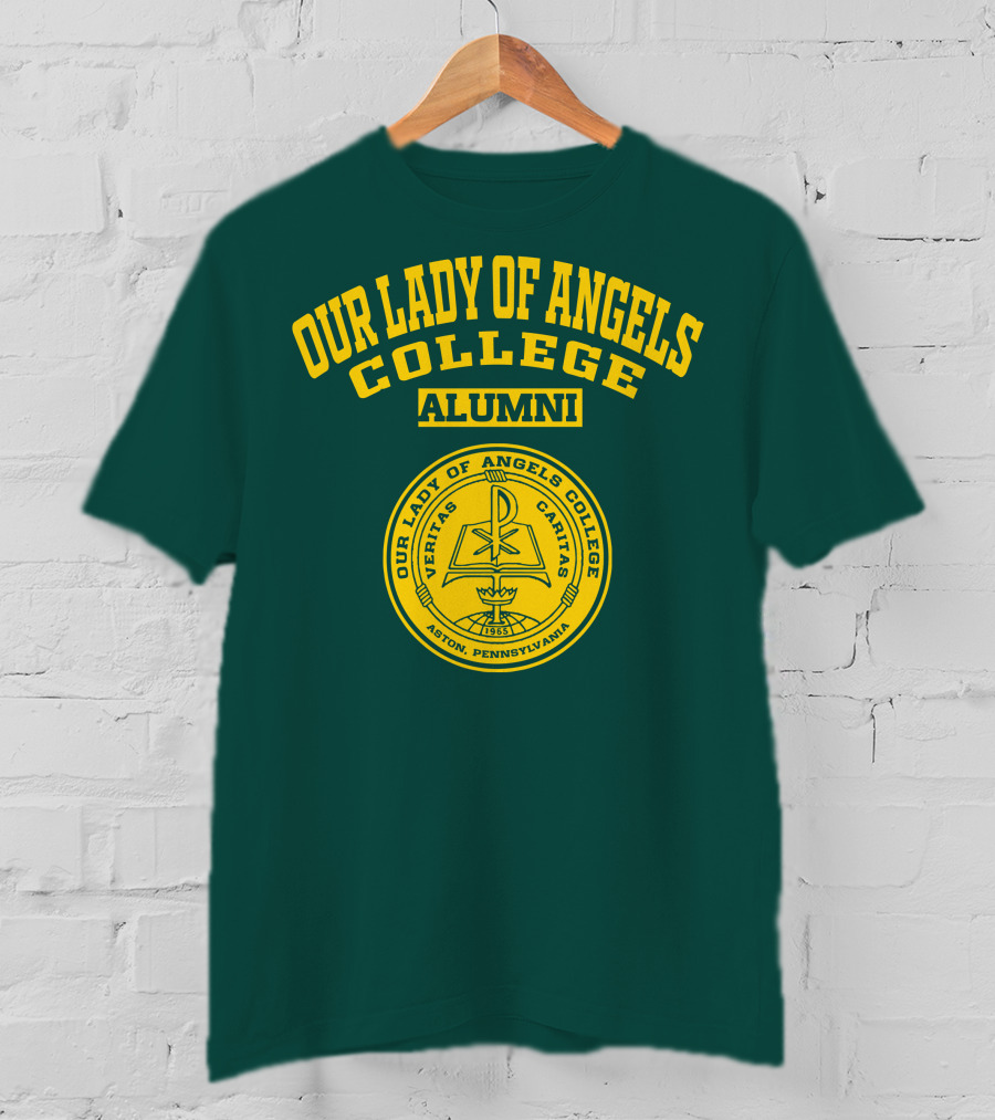 Our Lady Of Angels College Alumni Veritas Caritas Aston Pennsylvania 1953 T-Shirt