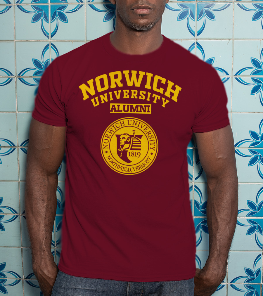 Norwich University Alumni Northfield Vermont 1819 Crest T-Shirt