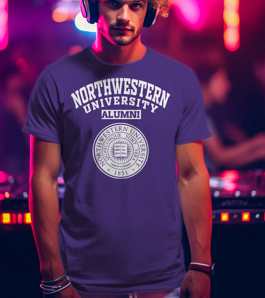 Northwestern University Alumni 1851 Seal T-Shirt
