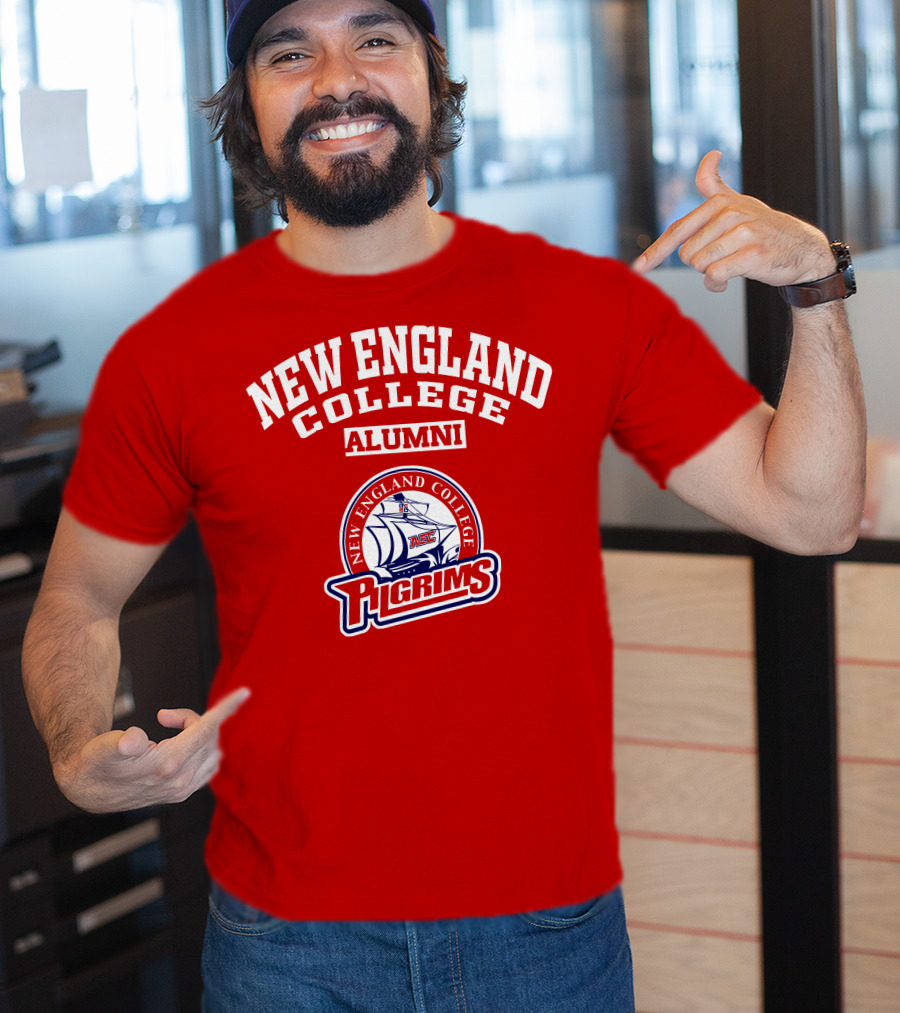 New England College Alumni Pilgrims NEC T-Shirt