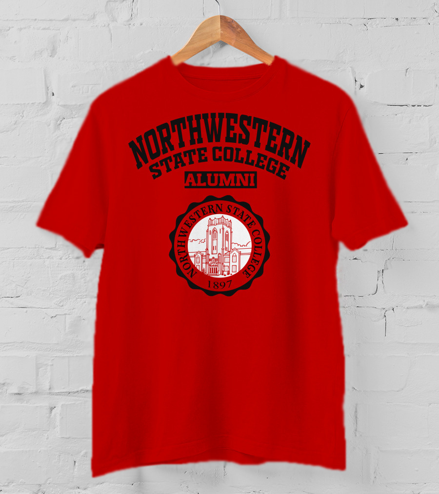Northwestern State College Alumni 1897 Emblem T-Shirt