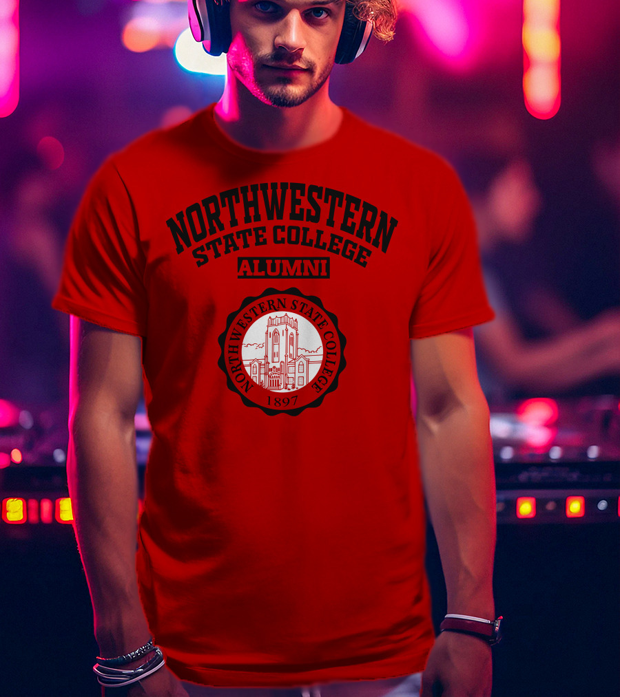 Northwestern State College Alumni 1897 Emblem T-Shirt