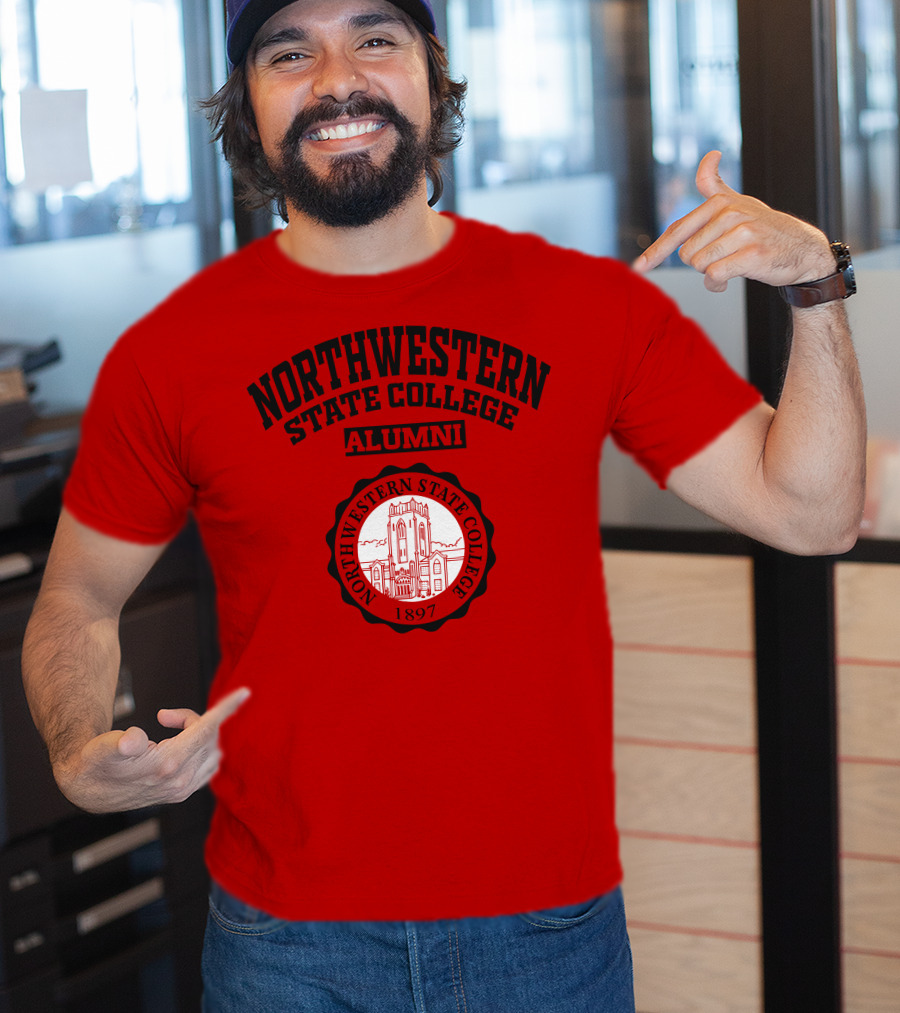 Northwestern State College Alumni 1897 Emblem T-Shirt