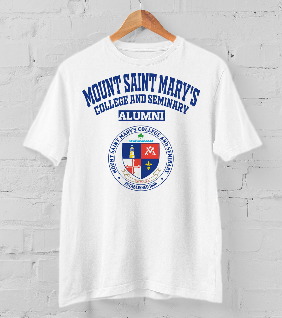Mount Saint Mary's College And Seminary Alumni Established 1808 Seal T-Shirt