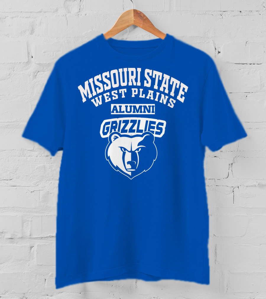 Missouri State West Plains Alumni Grizzlies Bear T-Shirt
