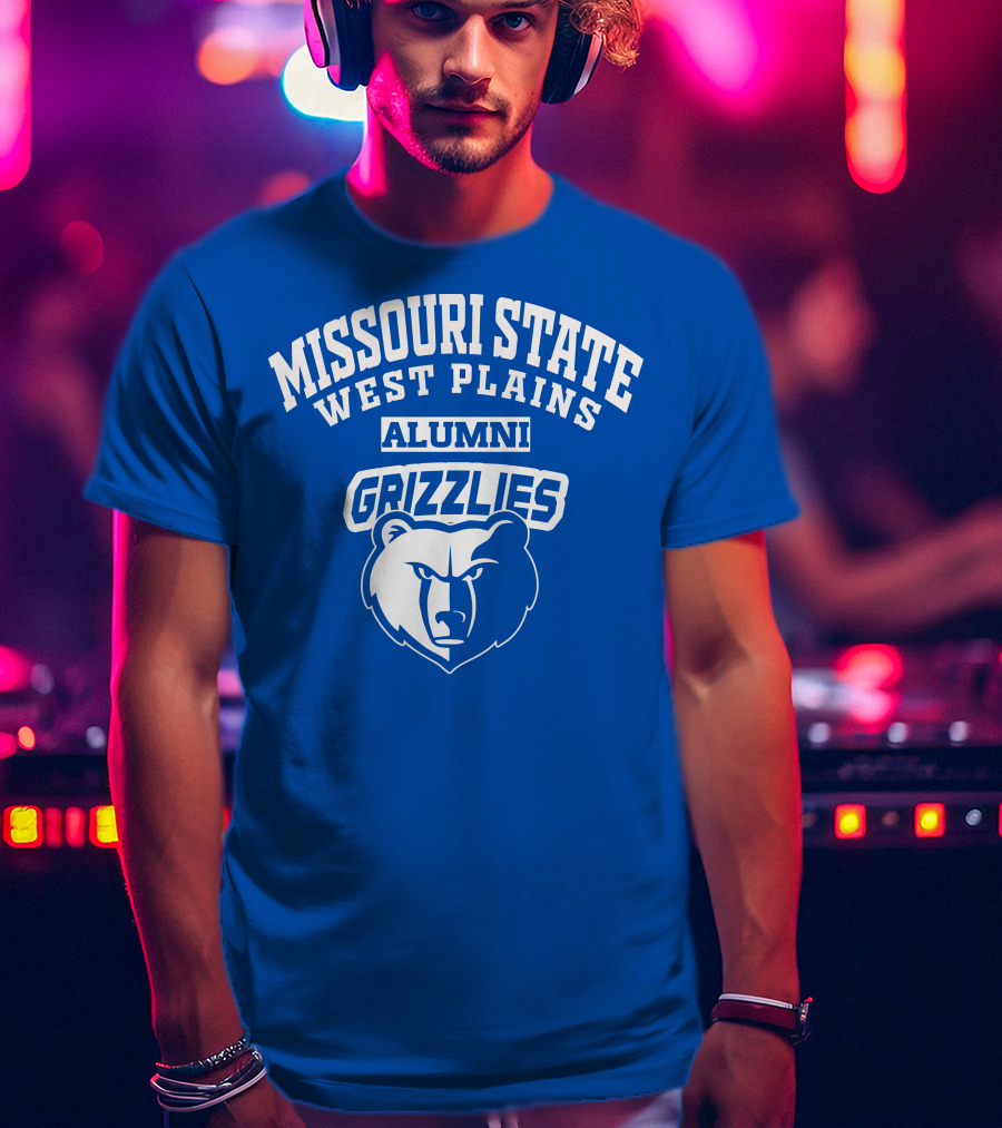 Missouri State West Plains Alumni Grizzlies Bear T-Shirt