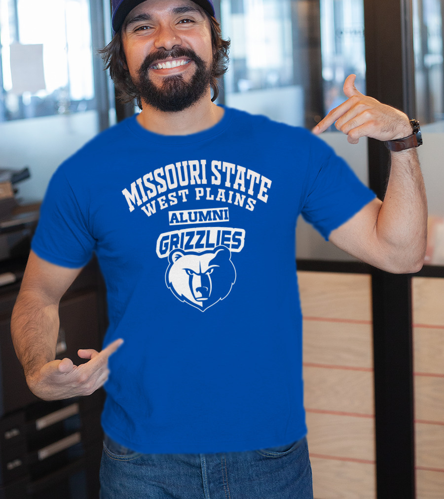 Missouri State West Plains Alumni Grizzlies Bear T-Shirt