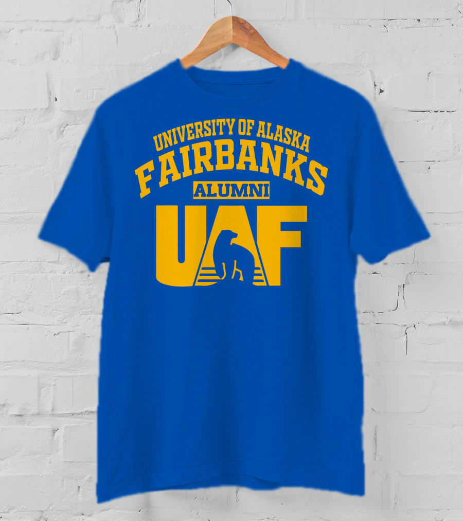 University Of Alaska Fairbanks Alumni UAF Bear T-Shirt