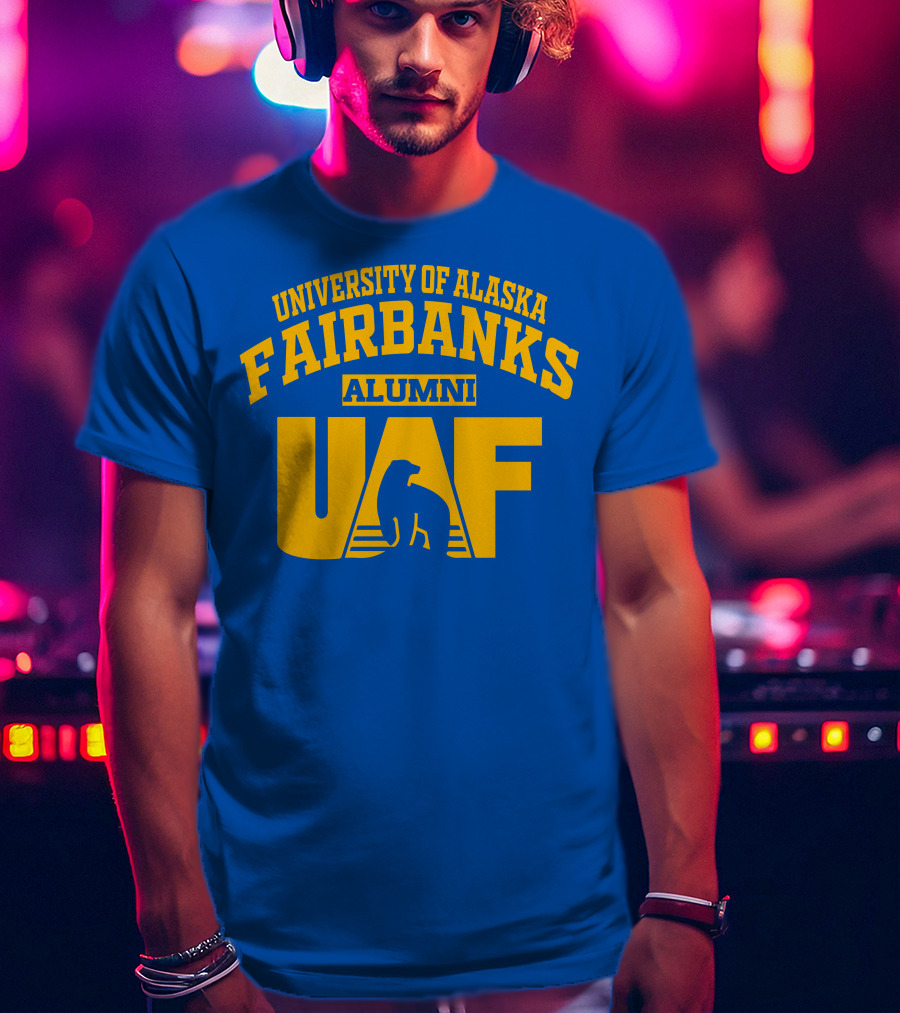 University Of Alaska Fairbanks Alumni UAF Bear T-Shirt