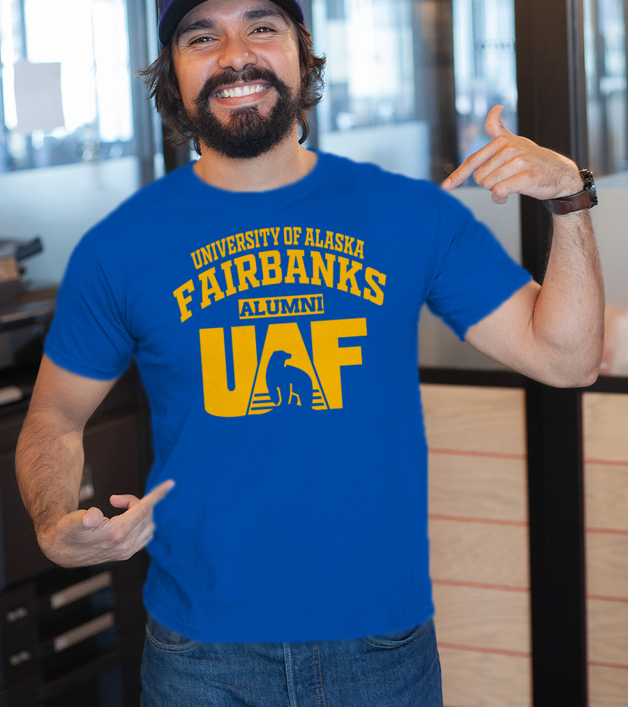 University Of Alaska Fairbanks Alumni UAF Bear T-Shirt