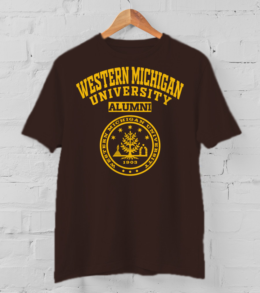 Western Michigan University Alumni 1903 Seal T-Shirt