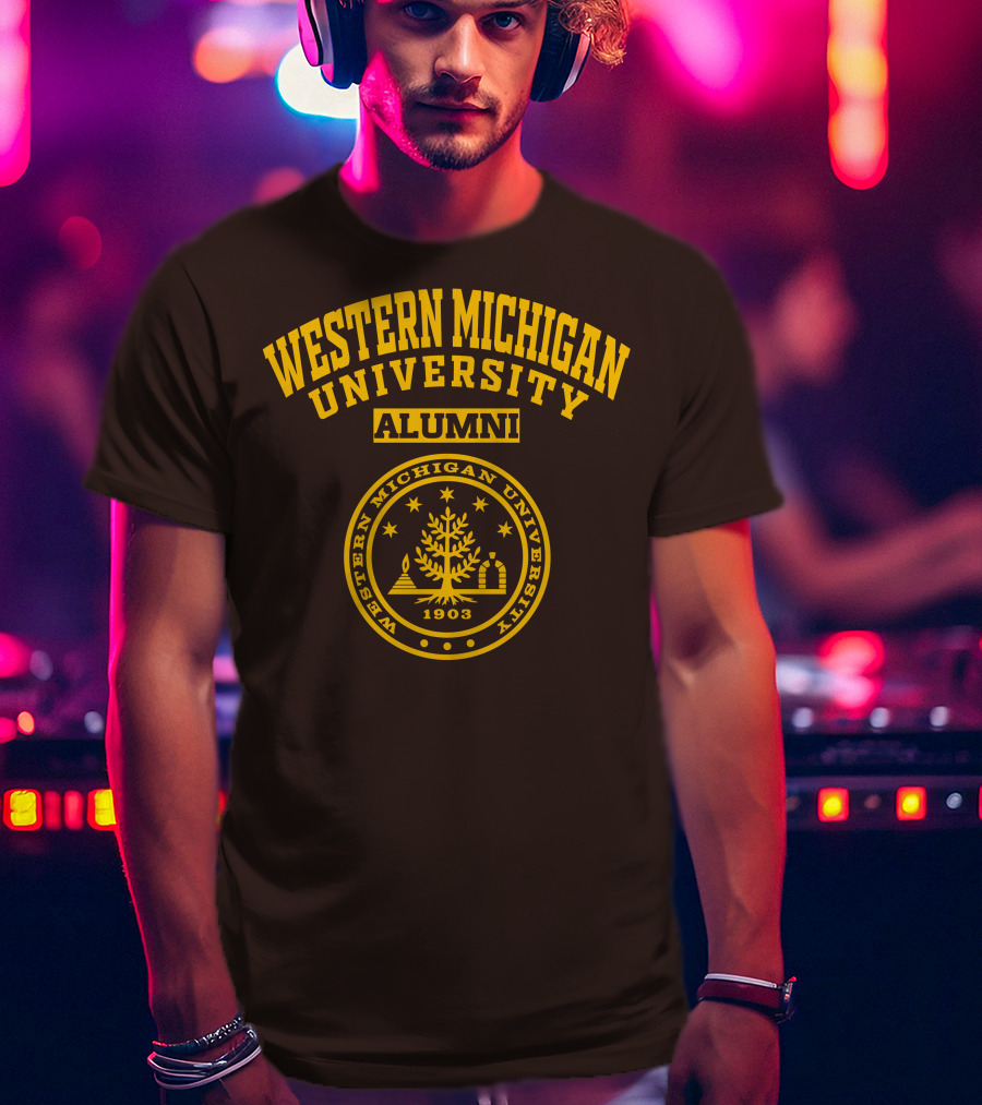 Western Michigan University Alumni 1903 Seal T-Shirt