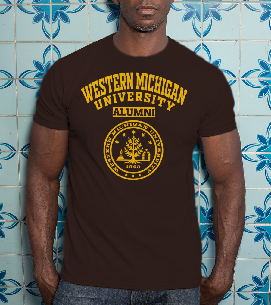 Western Michigan University Alumni 1903 Seal T-Shirt