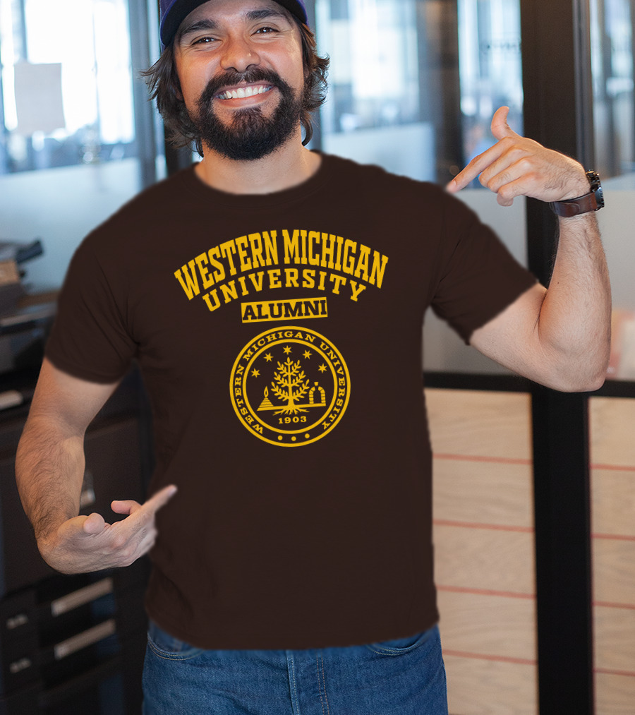 Western Michigan University Alumni 1903 Seal T-Shirt