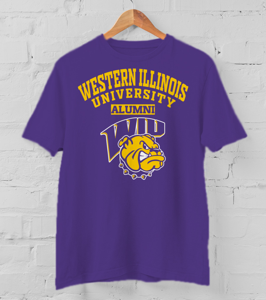 Western Illinois University Alumni WIU Bulldog T-Shirt