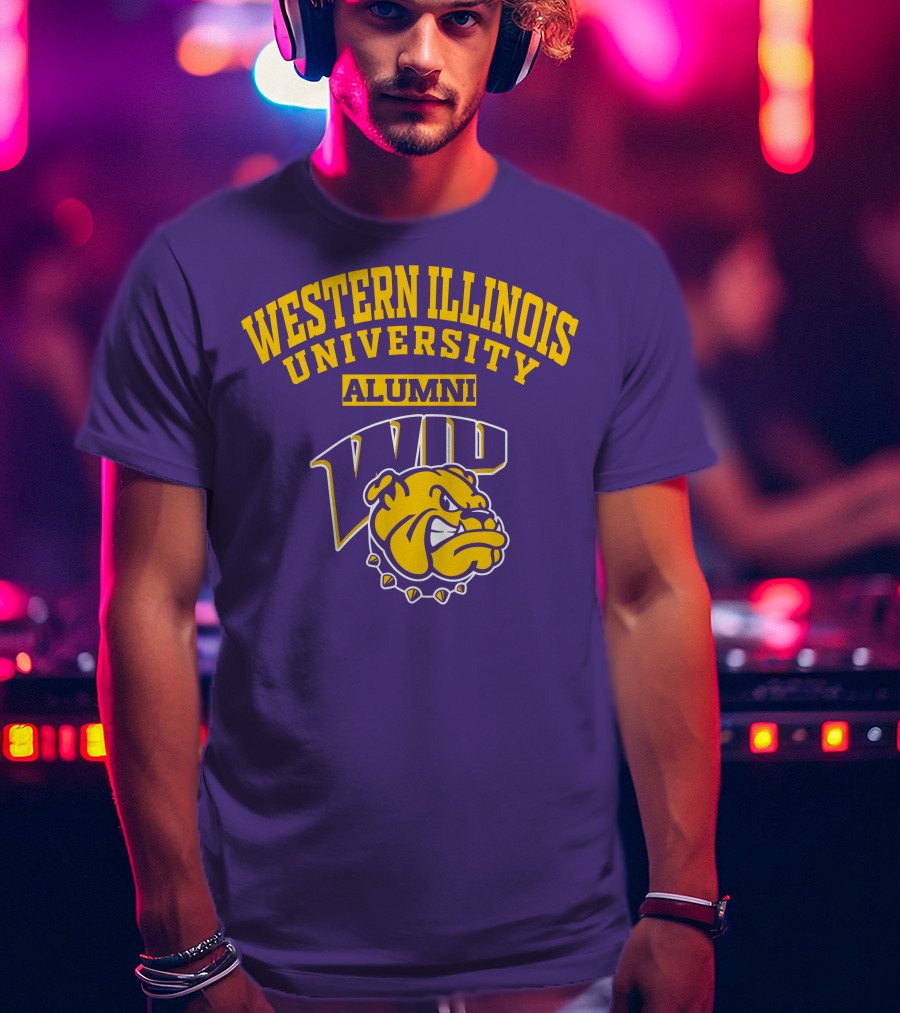 Western Illinois University Alumni WIU Bulldog T-Shirt