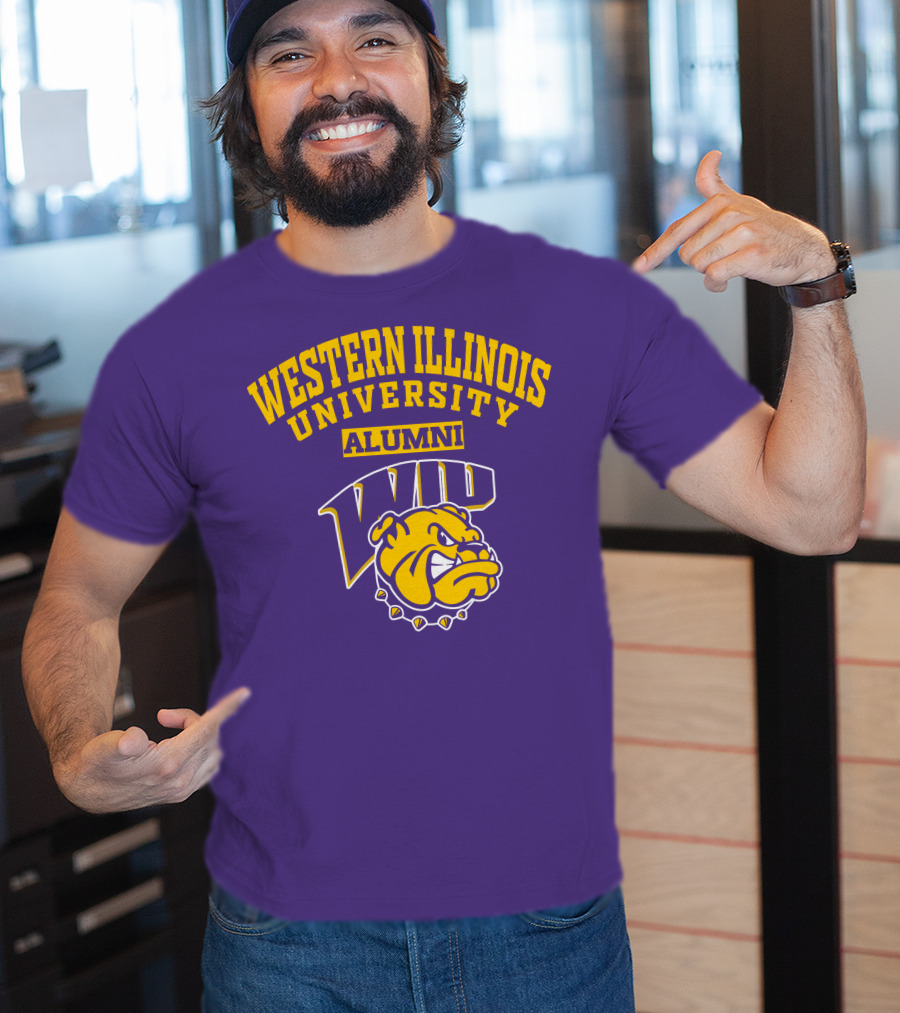Western Illinois University Alumni WIU Bulldog T-Shirt