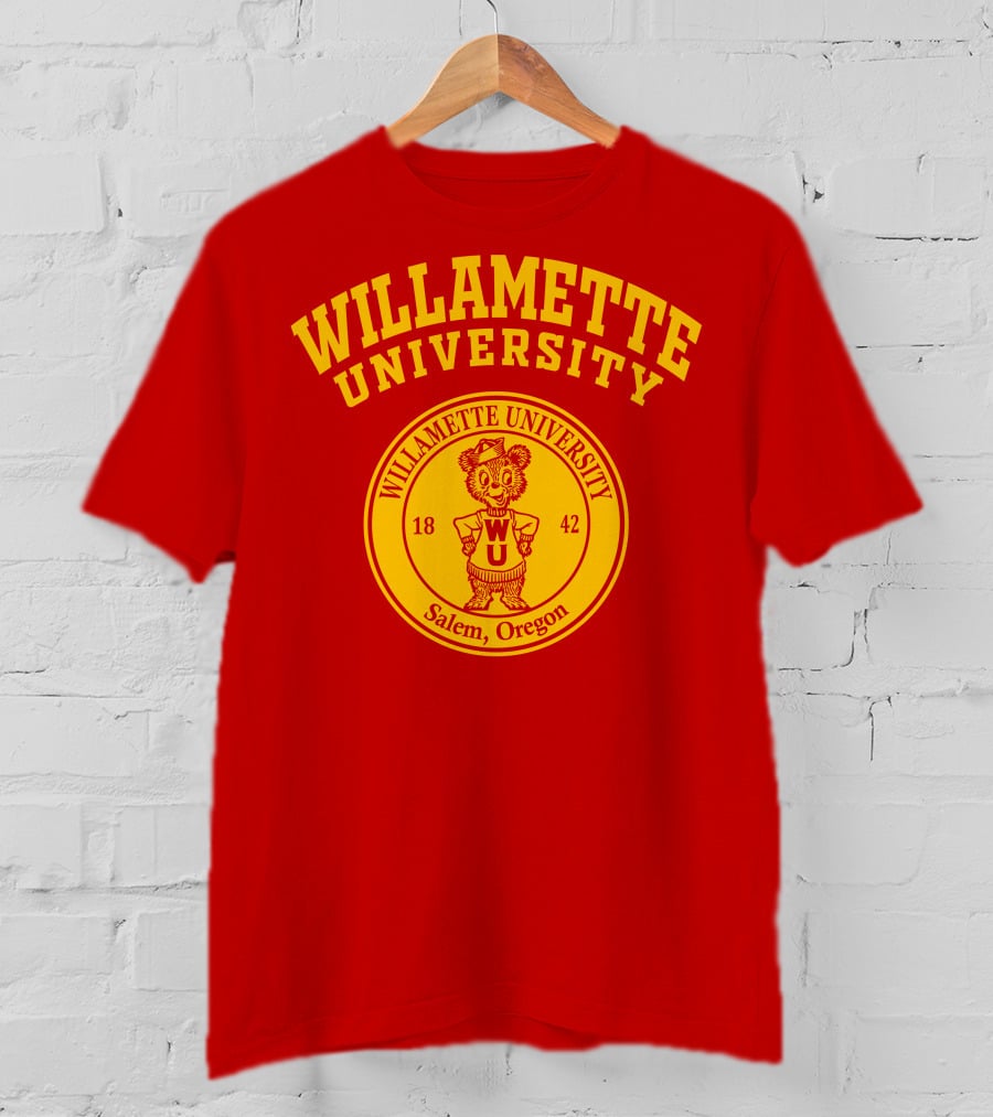 Willamette University Salem Oregon 1842 Bearcat T-Shirt