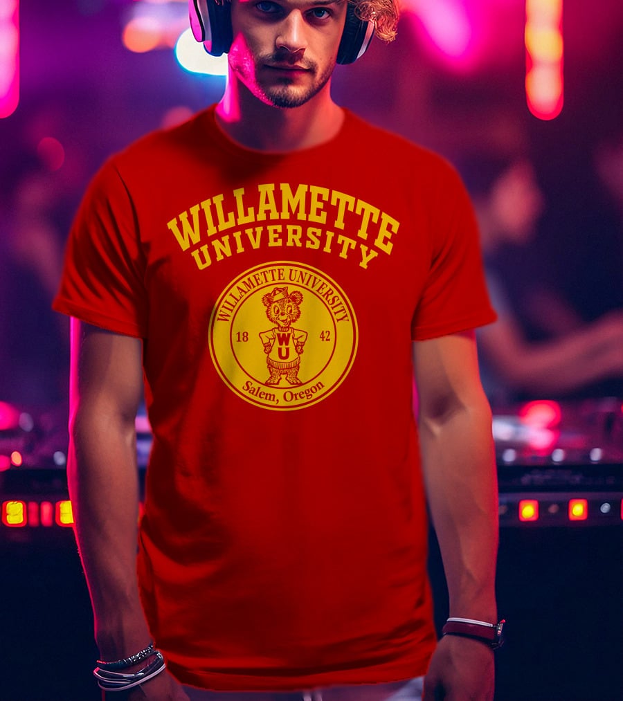 Willamette University Salem Oregon 1842 Bearcat T-Shirt