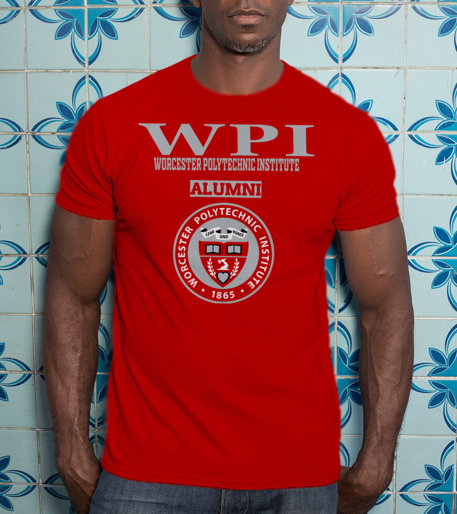 Worcester Polytechnic Institute WPI Alumni Seal 1865 T-Shirt