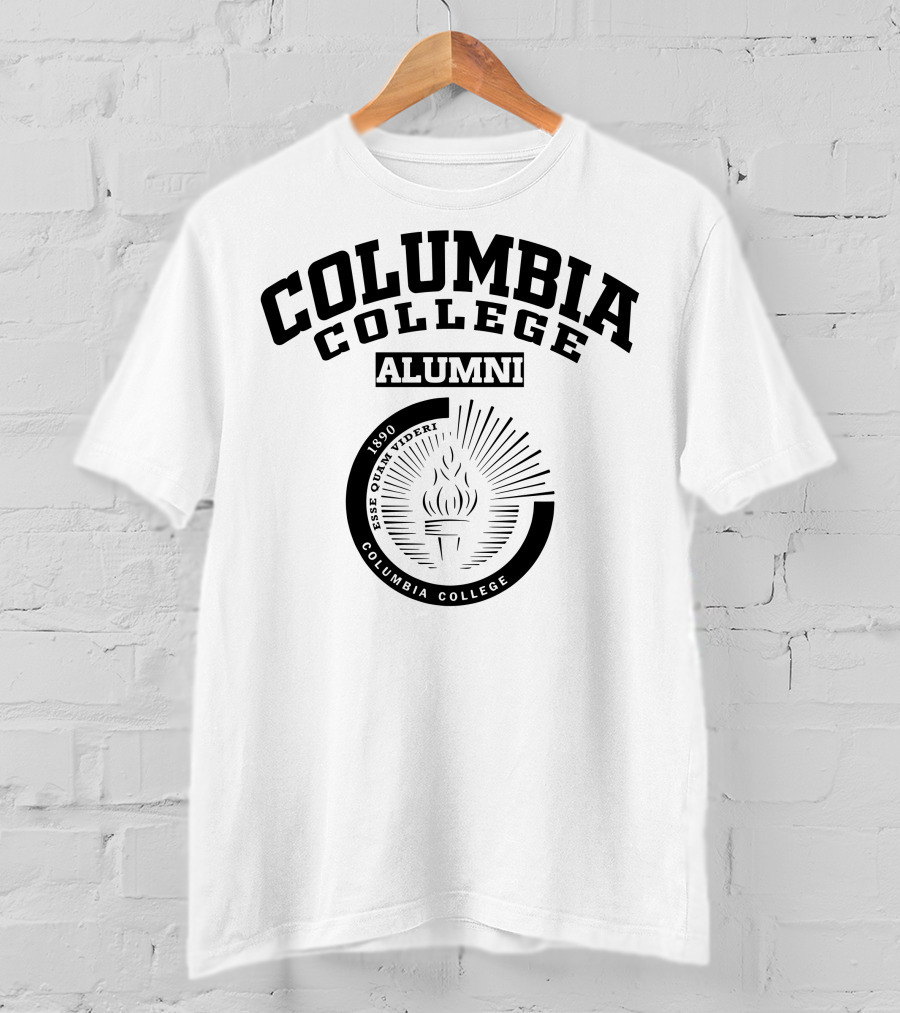 Columbia College Alumni Esse Quam Videri 1890 T-Shirt
