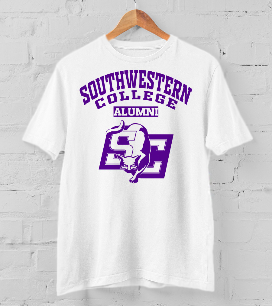 Southwestern College Alumni SC Logo With Cougar T-Shirt