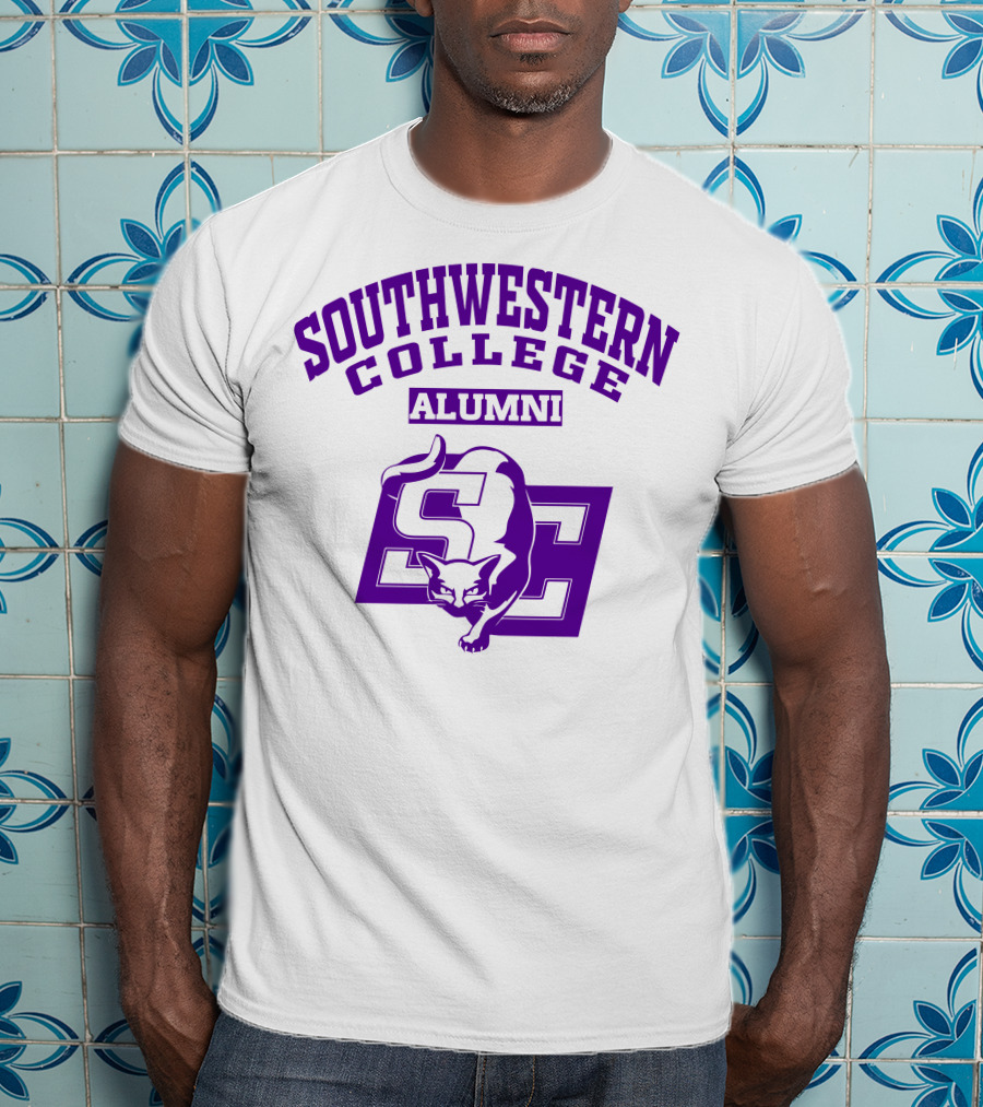 Southwestern College Alumni SC Logo With Cougar T-Shirt