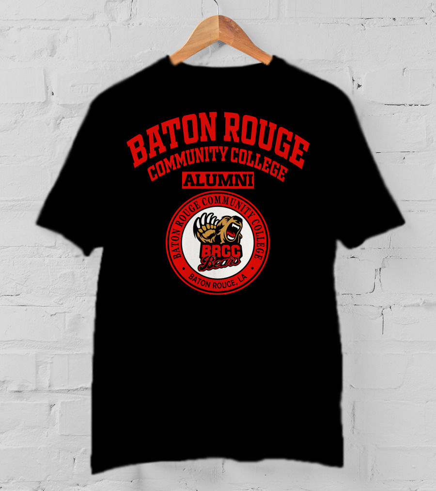 Baton Rouge Community College Alumni BRCC Bears Baton Rouge LA T-Shirt