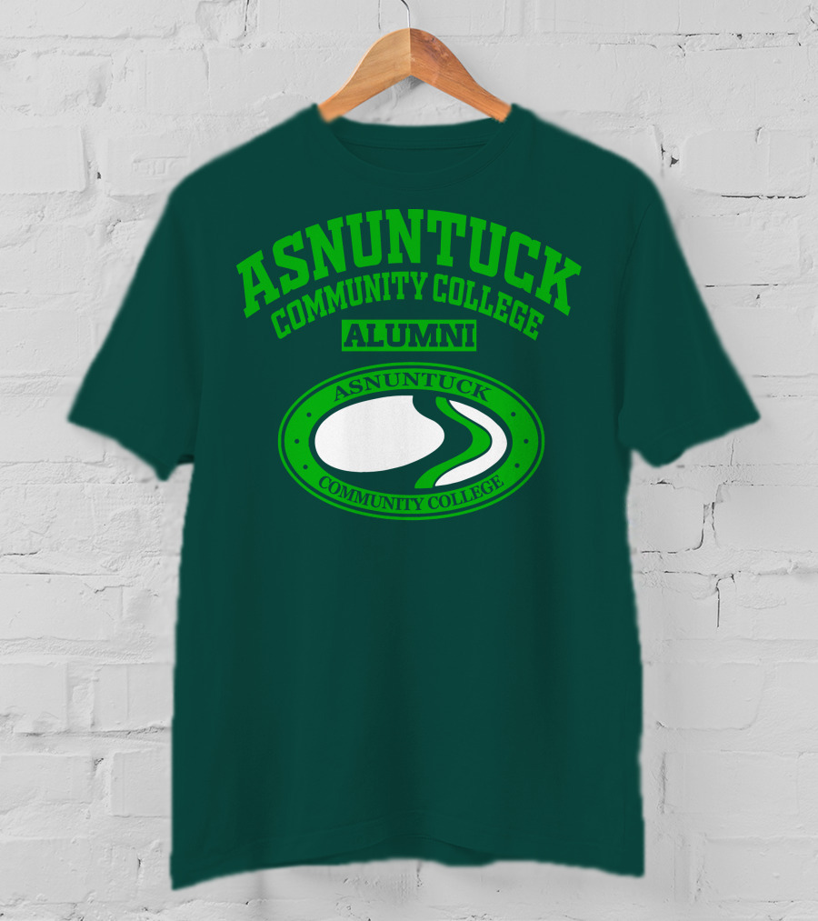Asnuntuck Community College Alumni With Oval Emblem T-Shirt