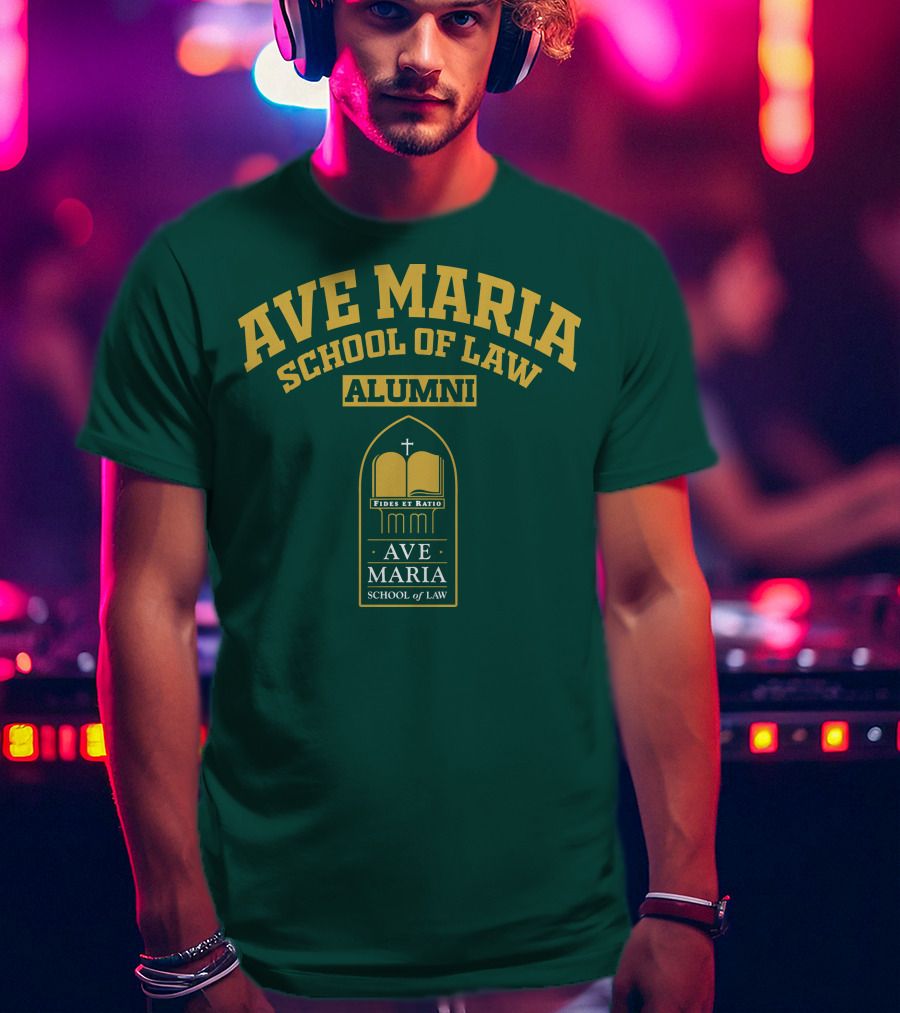 Ave Maria School Of Law Alumni Fides Et Ratio Crest T-Shirt