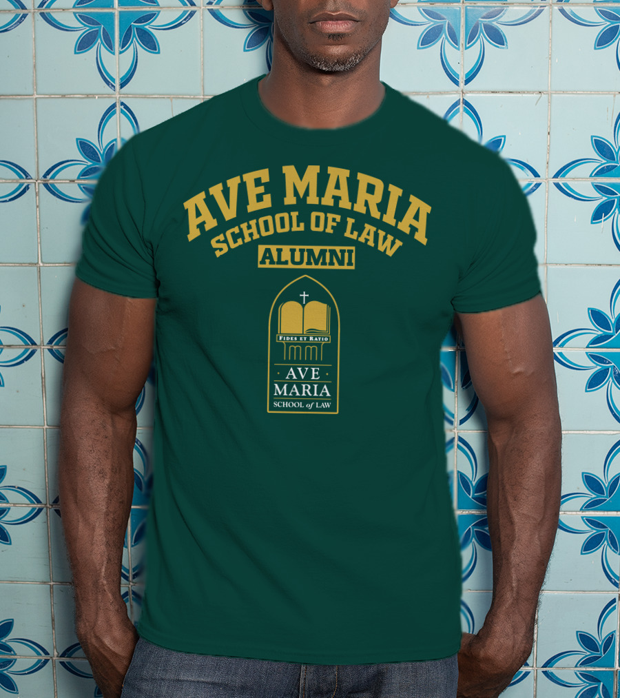 Ave Maria School Of Law Alumni Fides Et Ratio Crest T-Shirt