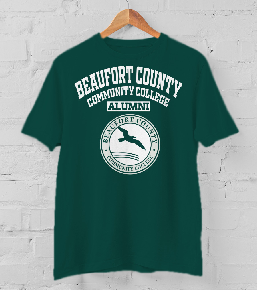 Beaufort County Community College Alumni Seal With Bird And Waves T-Shirt