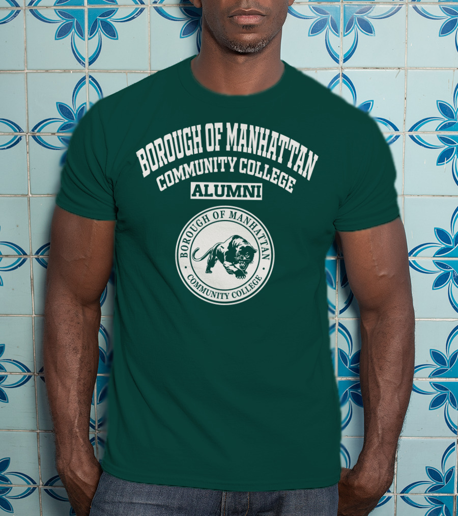 Borough Of Manhattan Community College Alumni Panther T-Shirt