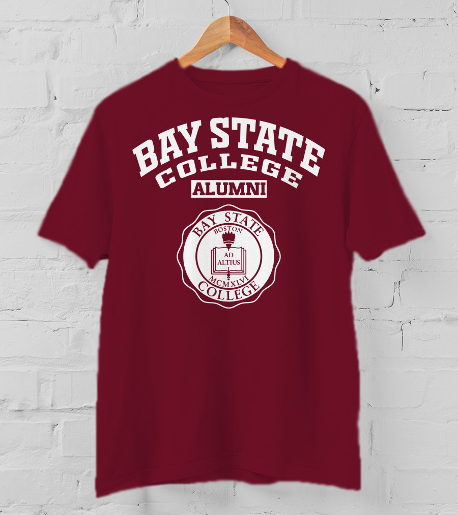 Bay State College Alumni Boston Emblem MCMXIV T-Shirt