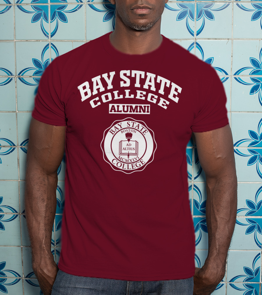 Bay State College Alumni Boston Emblem MCMXIV T-Shirt