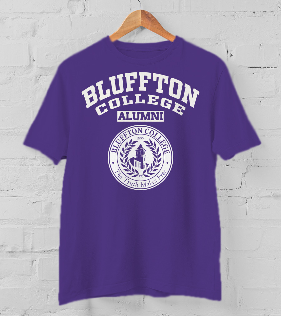 Bluffton College Alumni The Truth Makes Free 1899 Seal T-Shirt