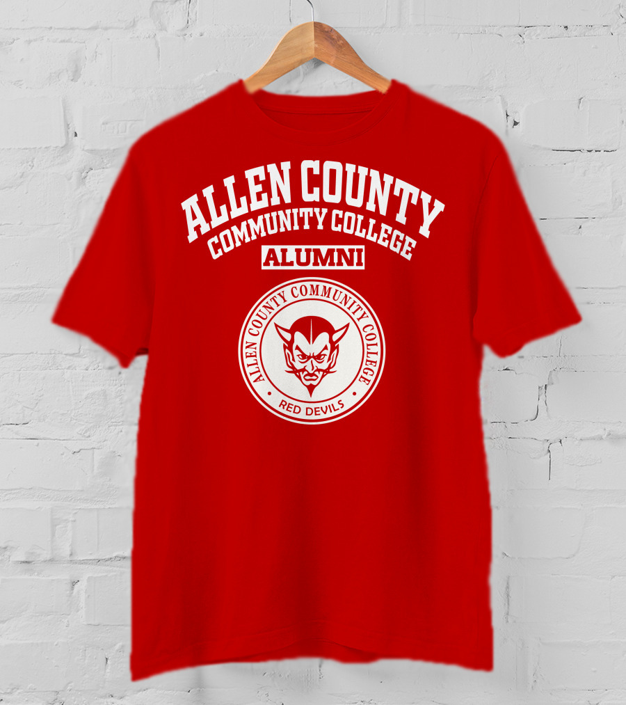 Allen County Community College Alumni Red Devils T-Shirt