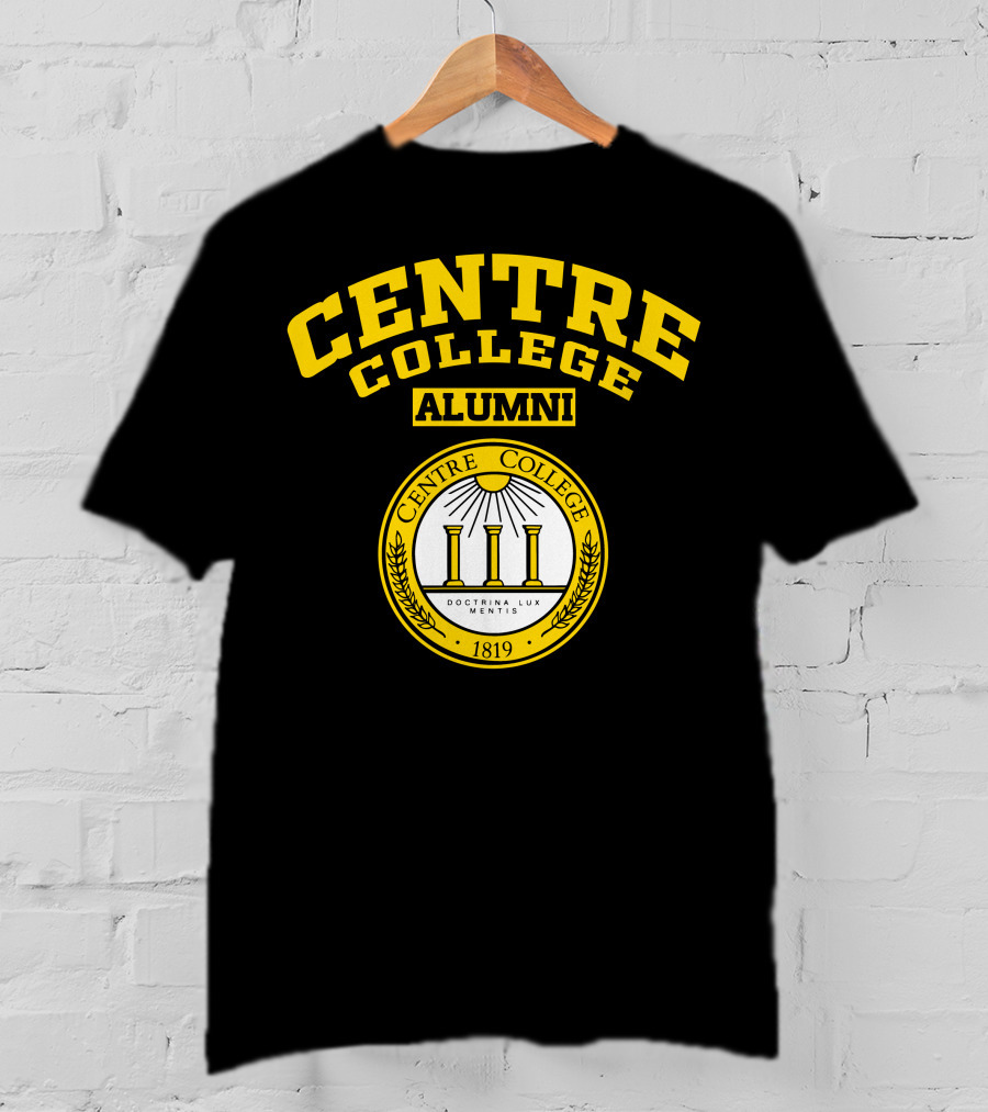 Centre College Alumni Doctrina Lux Mentis Seal 1819 T-Shirt