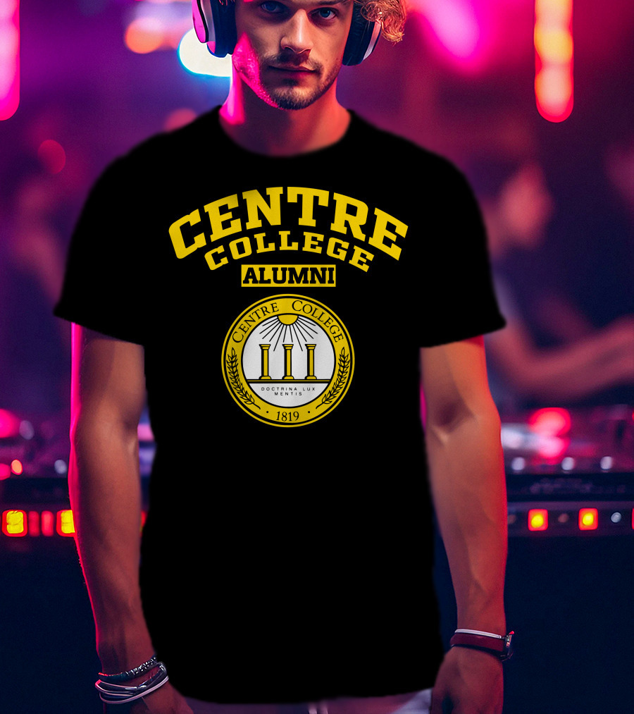 Centre College Alumni Doctrina Lux Mentis Seal 1819 T-Shirt